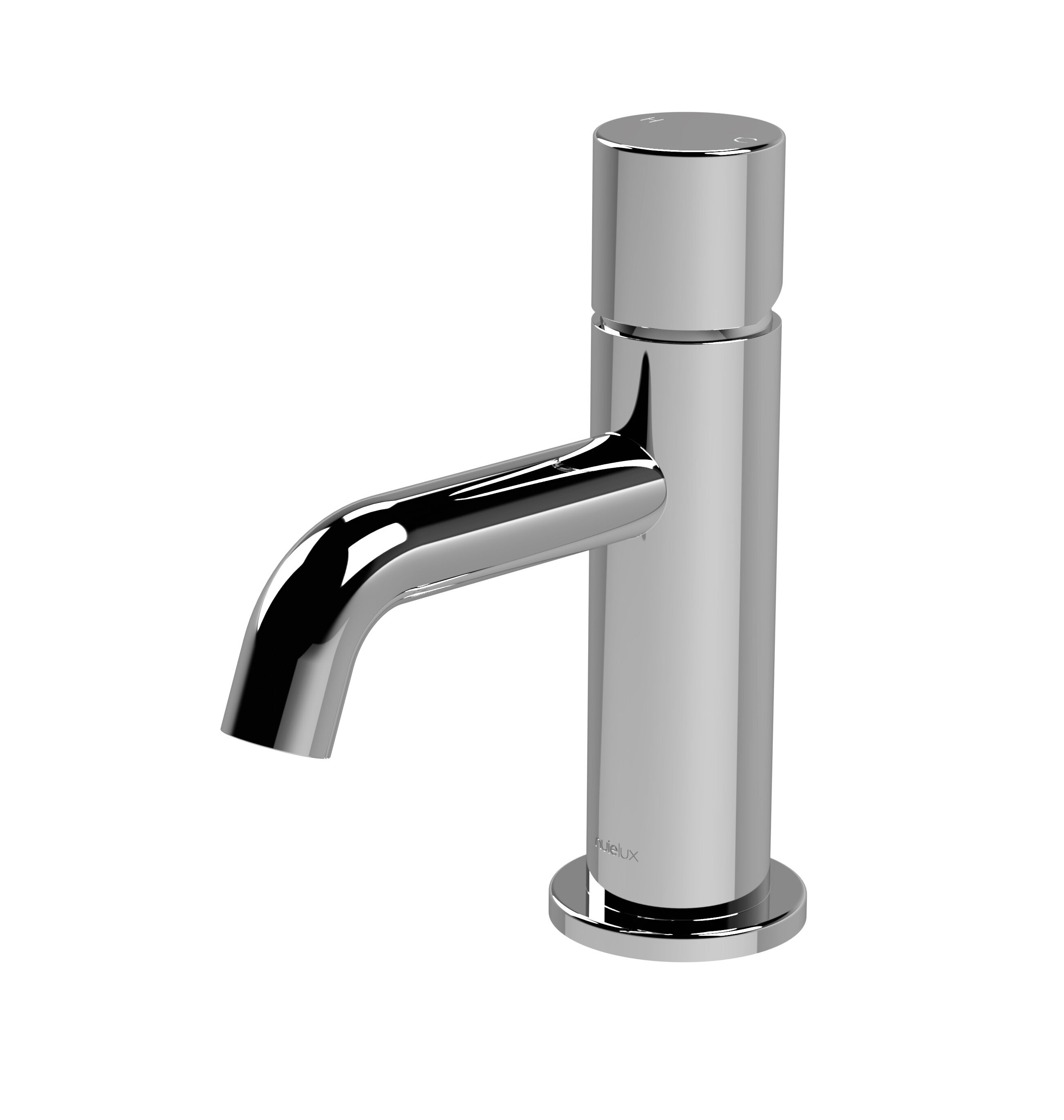 Nuie Lux Steeple Mini Mono Basin Mixer with Waste – Chrome