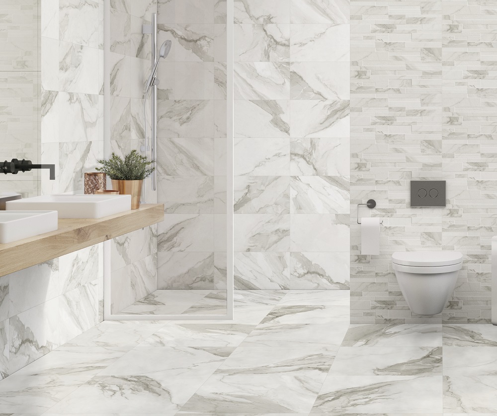 Calacatta Silver Decor Matt 600x300mm