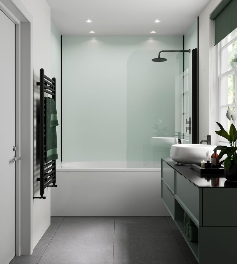 Showerwall Original Collection Wall Panel – Aqua Ice