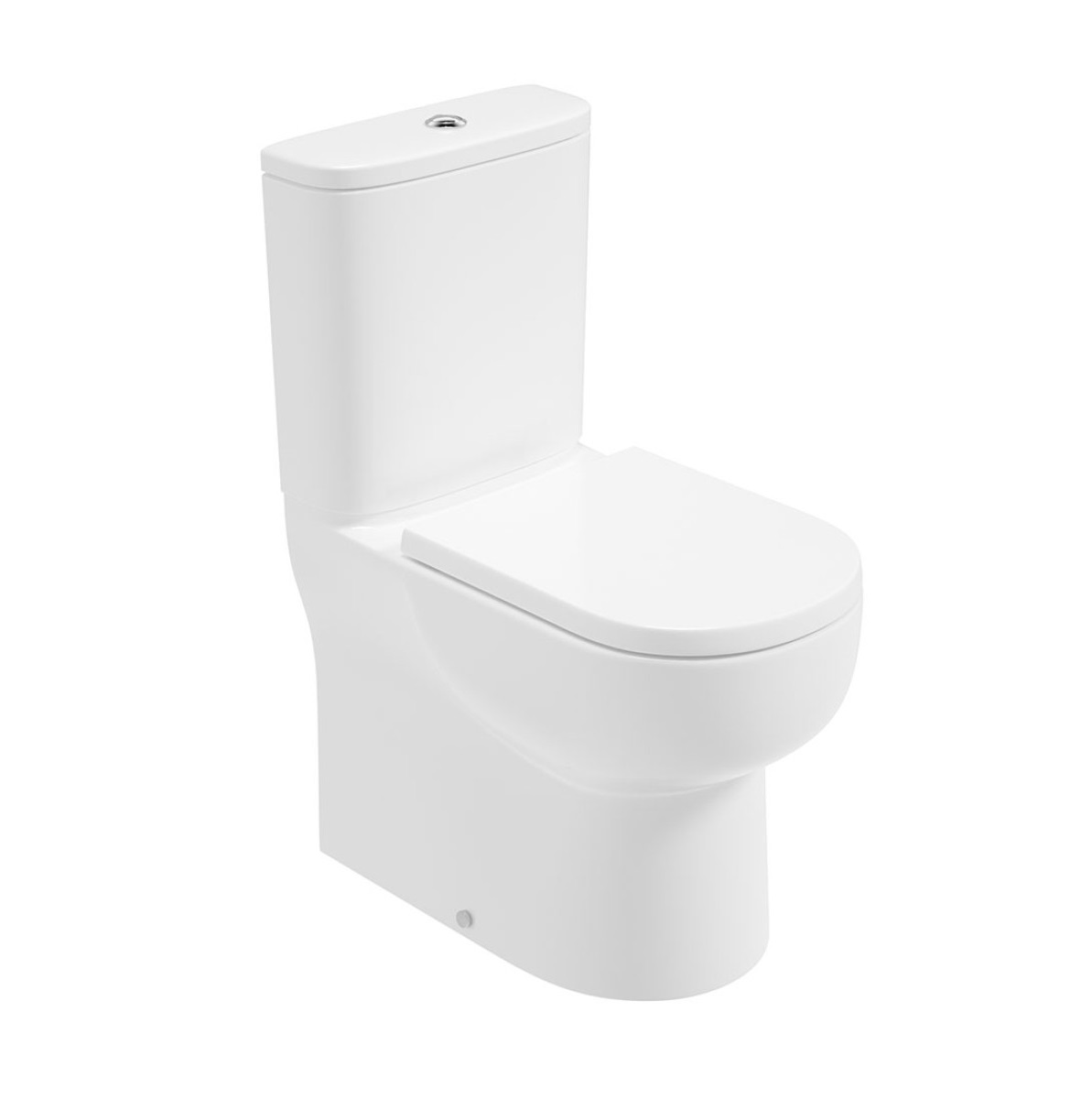 Sonas Via Rimless Comfort Height Fully Shrouded Close Coupled WC & Soft Close Seat