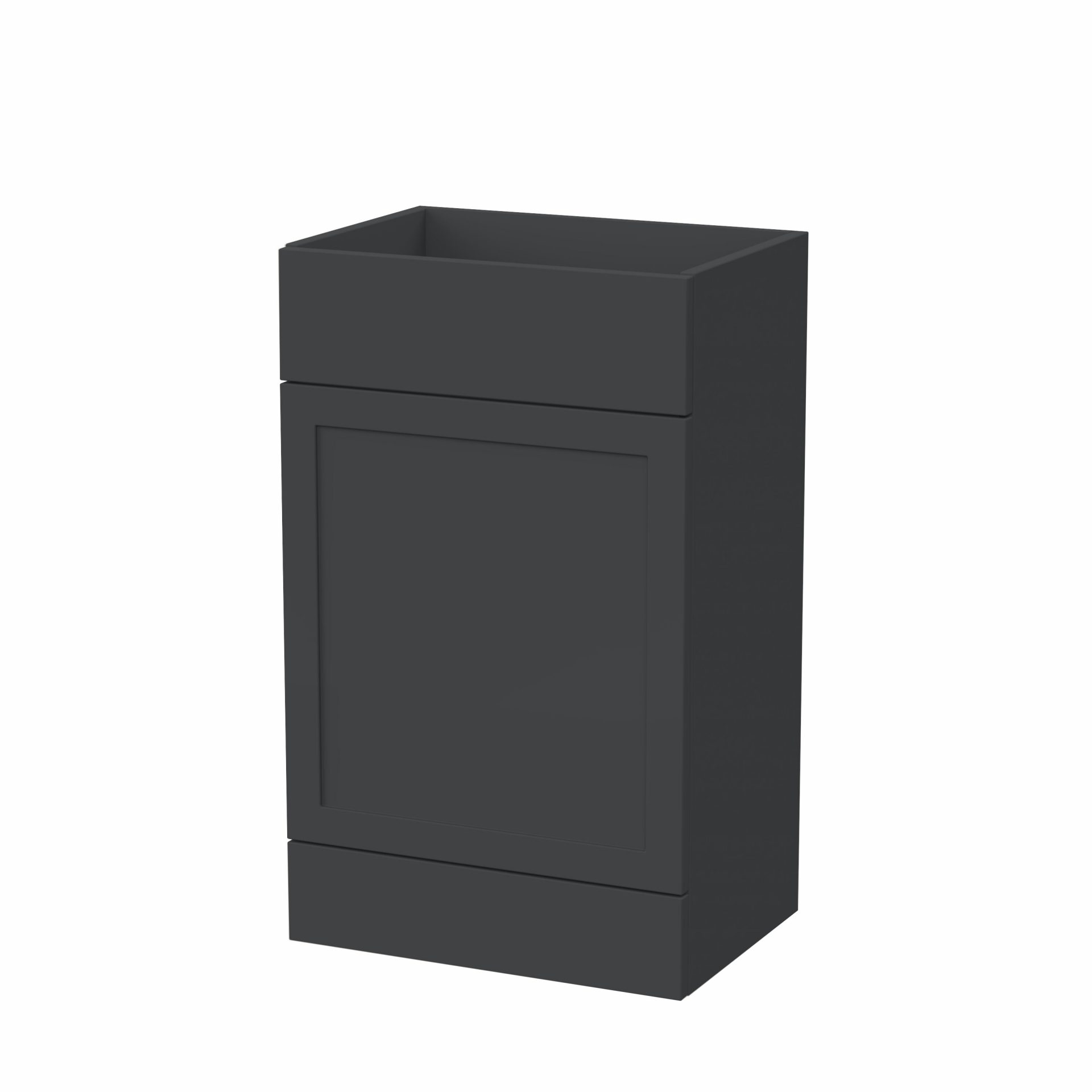 Nuie Lux Fable 500mm Standard Floorstanding WC Unit – Soft Black