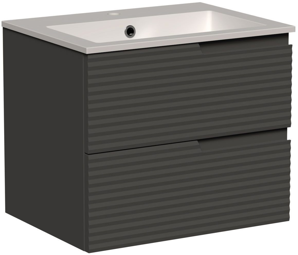Qualitex Civetta 1200mm 4 Drawer Wall Hung Unit & Basin – All Colours