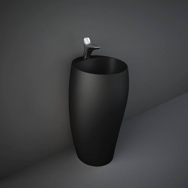 Rak-Cloud 500 Freestanding Basin – Matt Black