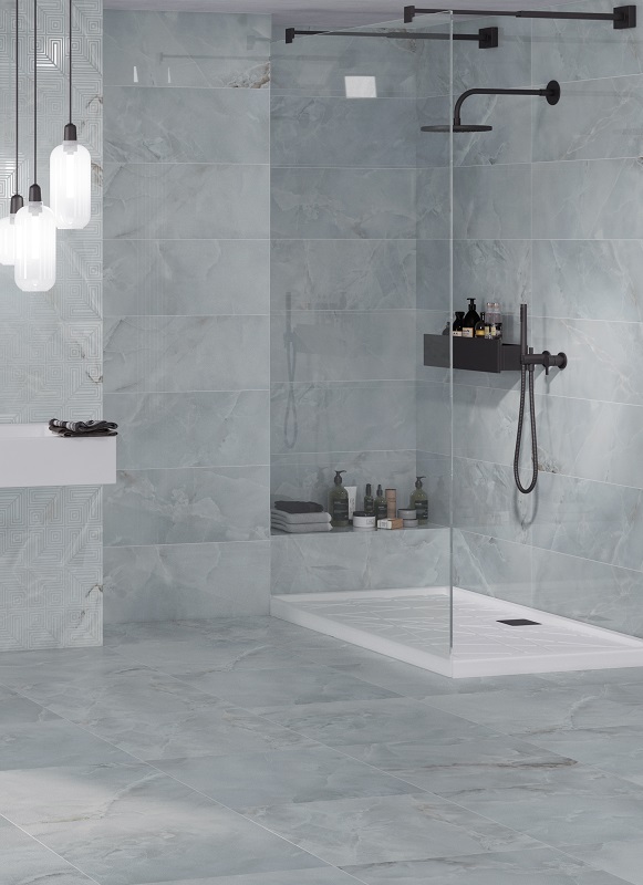 Onyx Lux Light Blue Semi Polished 600x600mm