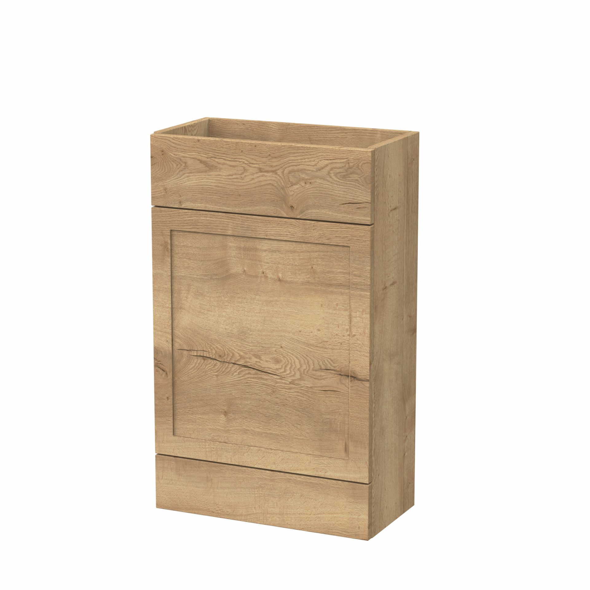 Nuie Lux Fable 500mm Slim Floorstanding WC Unit – Autumn Oak