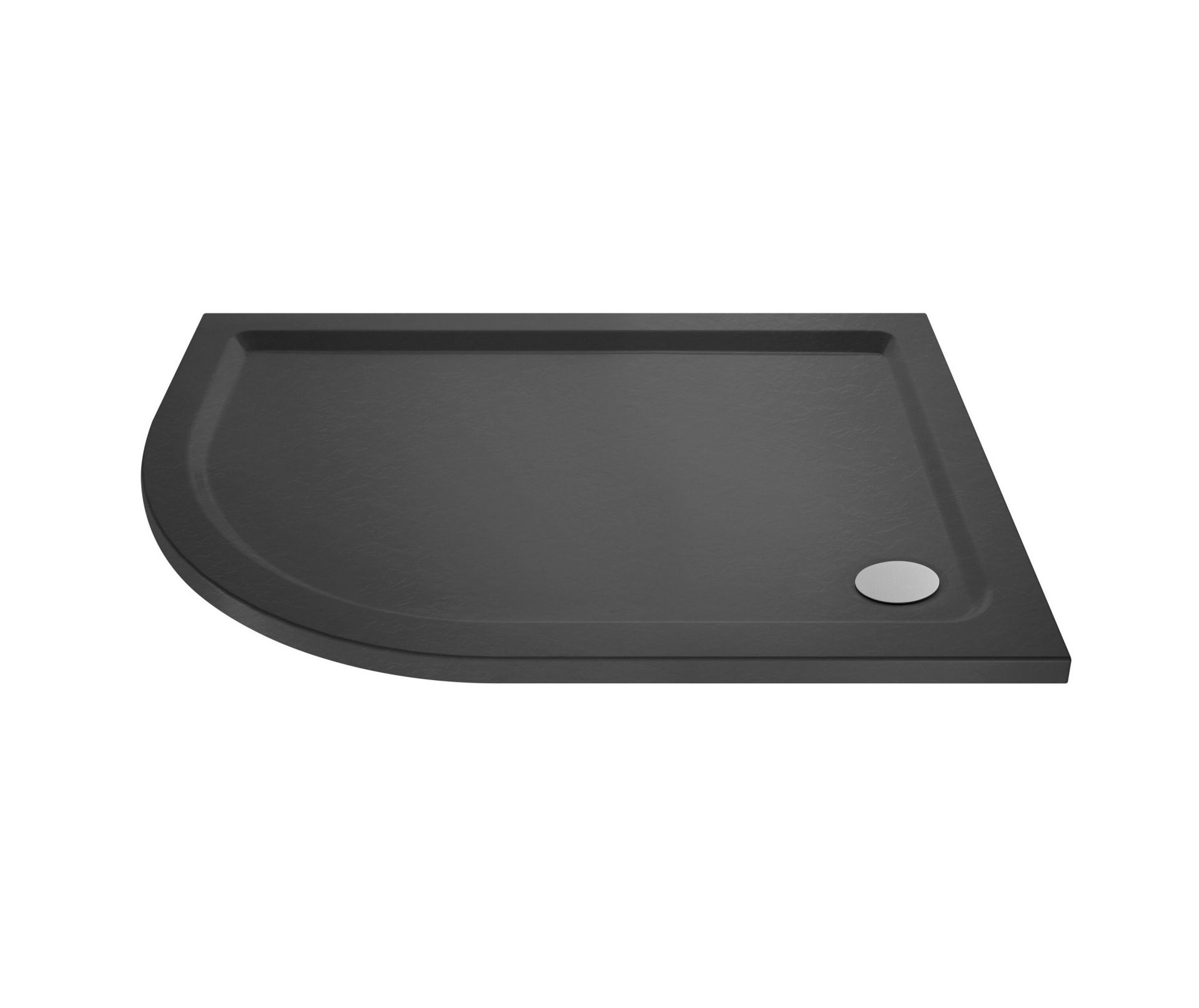 Hydro45 Stone 45mm Quadrant Shower Tray – Grey Slate