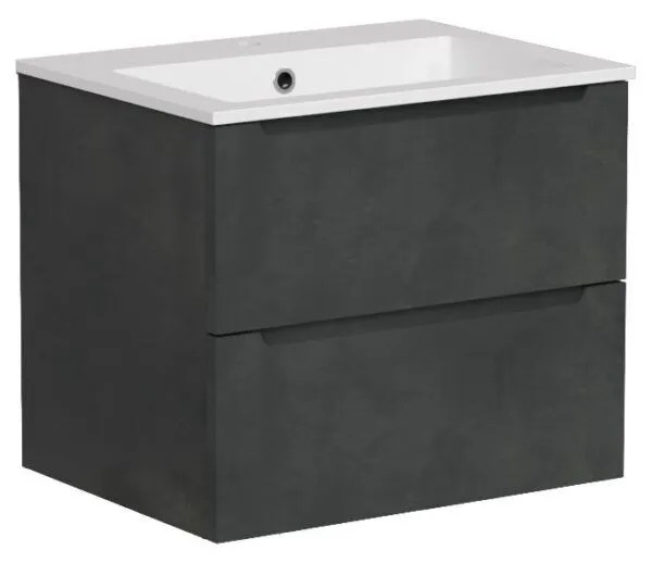 Qualitex Nova 1200mm 2 Drawer 1 Door Wall Hung Unit & Basin – All Colours