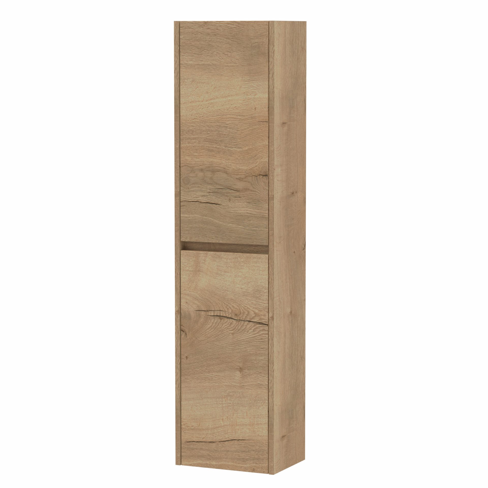 Nuie Havana 350mm Wall Hung Tall Cabinet – Autumn Oak