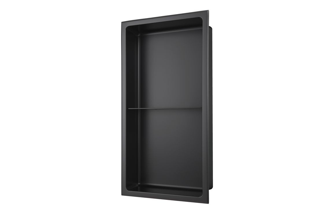 MyBathrooms Shower Niche 610x305mm – Matt Black