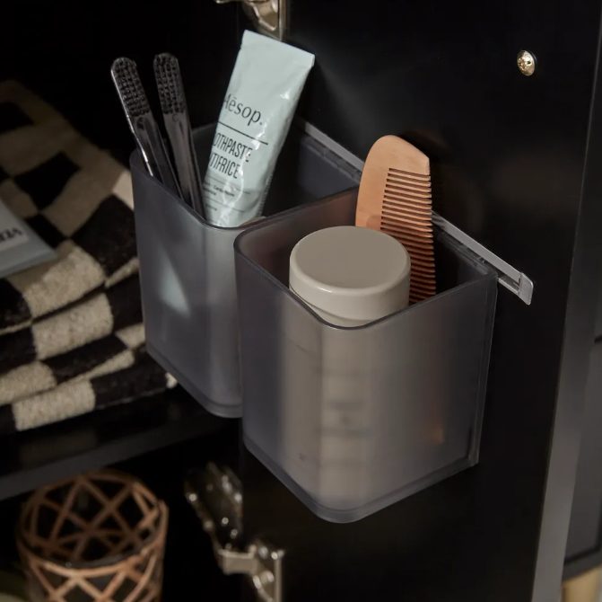 R2 Paragon 600mm 2 Door Freestanding Vanity Unit & Basin – Matt Powder Blue