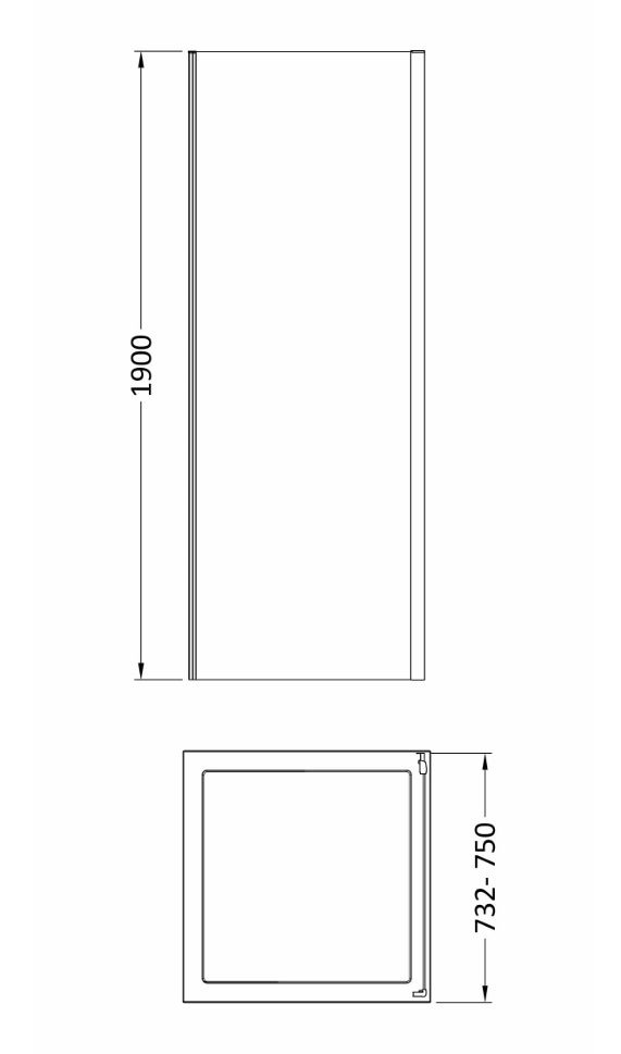 1200 x 760mm Brushed Brass Single Sliding Shower Enclosure With White Tray