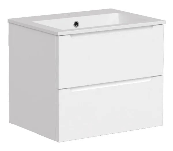 Qualitex Nova 1200mm 2 Drawer 1 Door Wall Hung Unit & Basin – All Colours