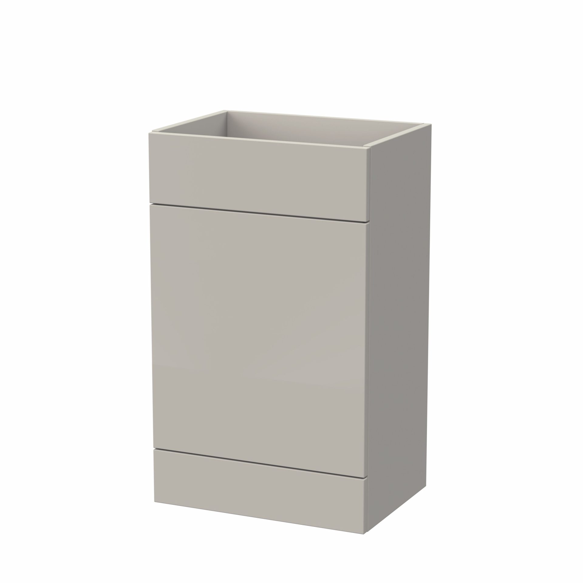 Nuie Lux Krest 500mm Standard Floorstanding WC Unit – Pebble Grey