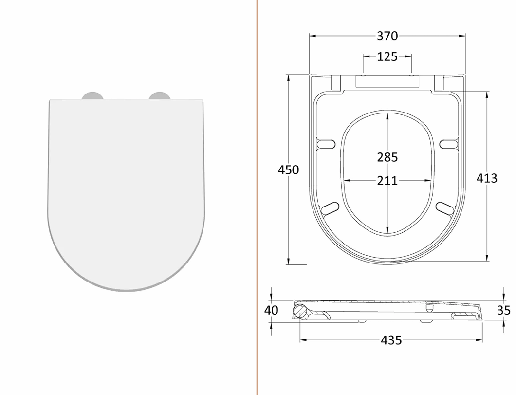 Ceramic Bathroom Suite – Toilet, Cistern, Seat, Basin and Semi Pedestal