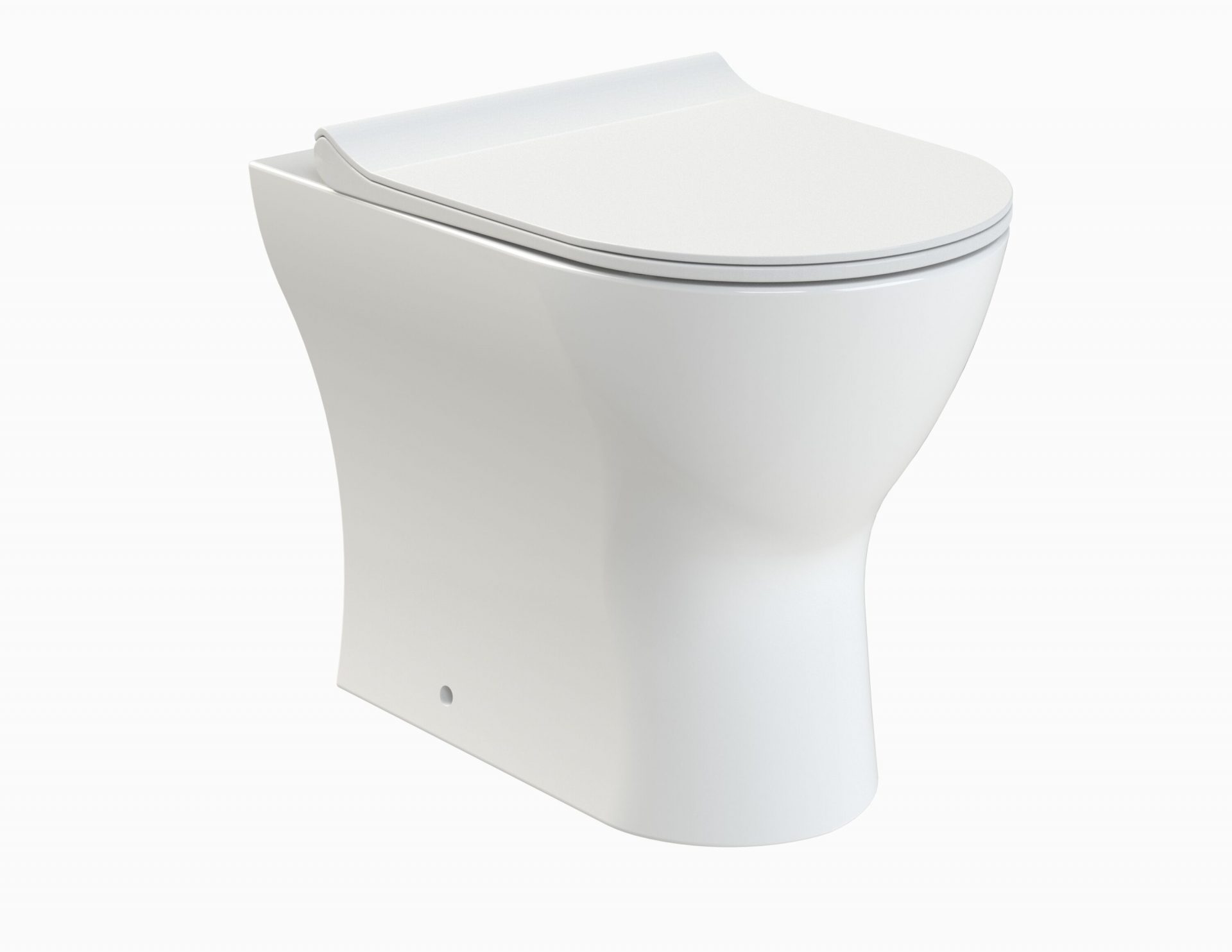 Nuie Lux Rimless Back to Wall Pan & Soft Close Seat