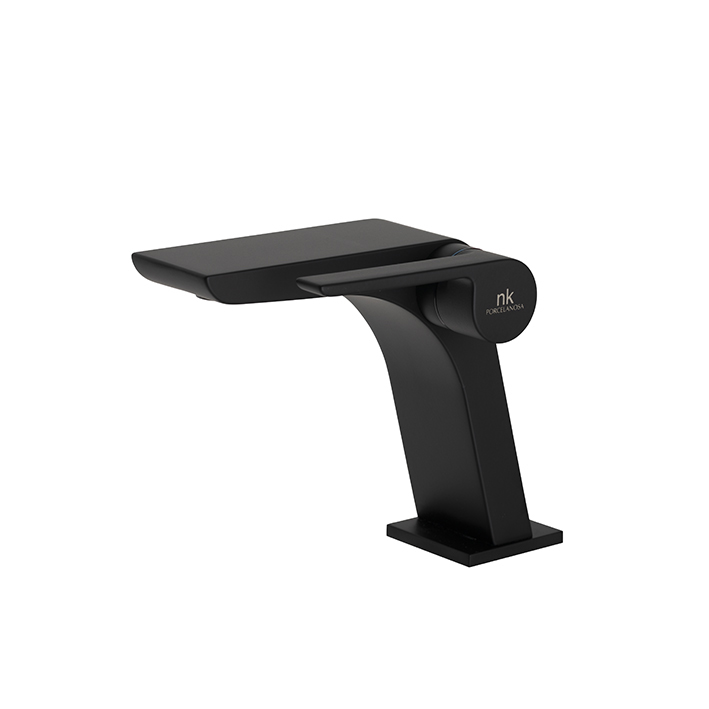 Porcelanosa Noken Oxo Single Lever Basin Mixer – Matt Black