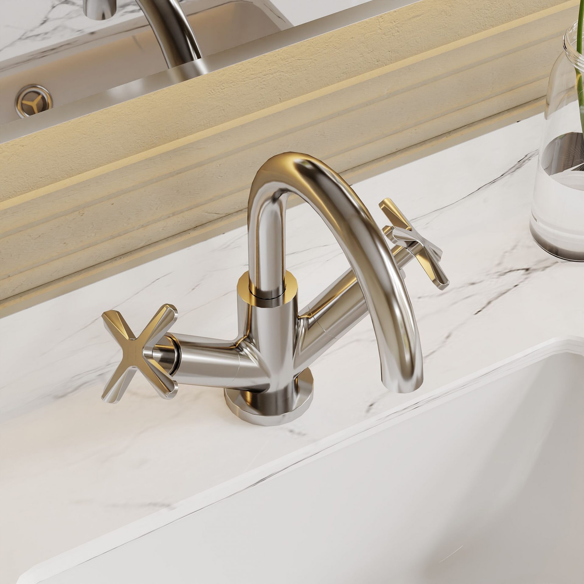 Nuie Aztec Mono Basin Mixer & Waste – Chrome