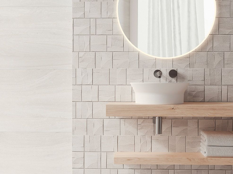 Porcelanosa Block Butan Bone Tile 45×120