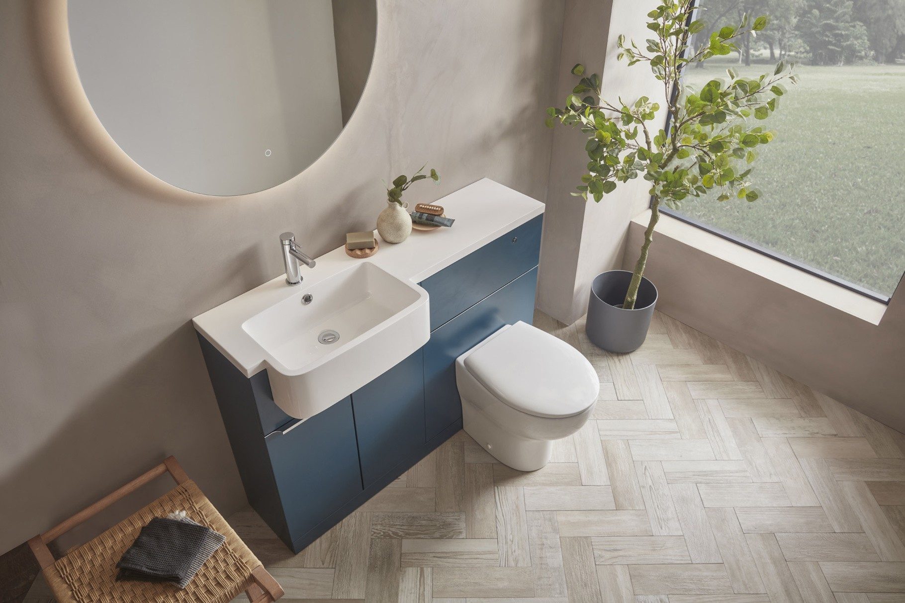 Tavistock Match 1200mm Unit & Basin – Gloss White