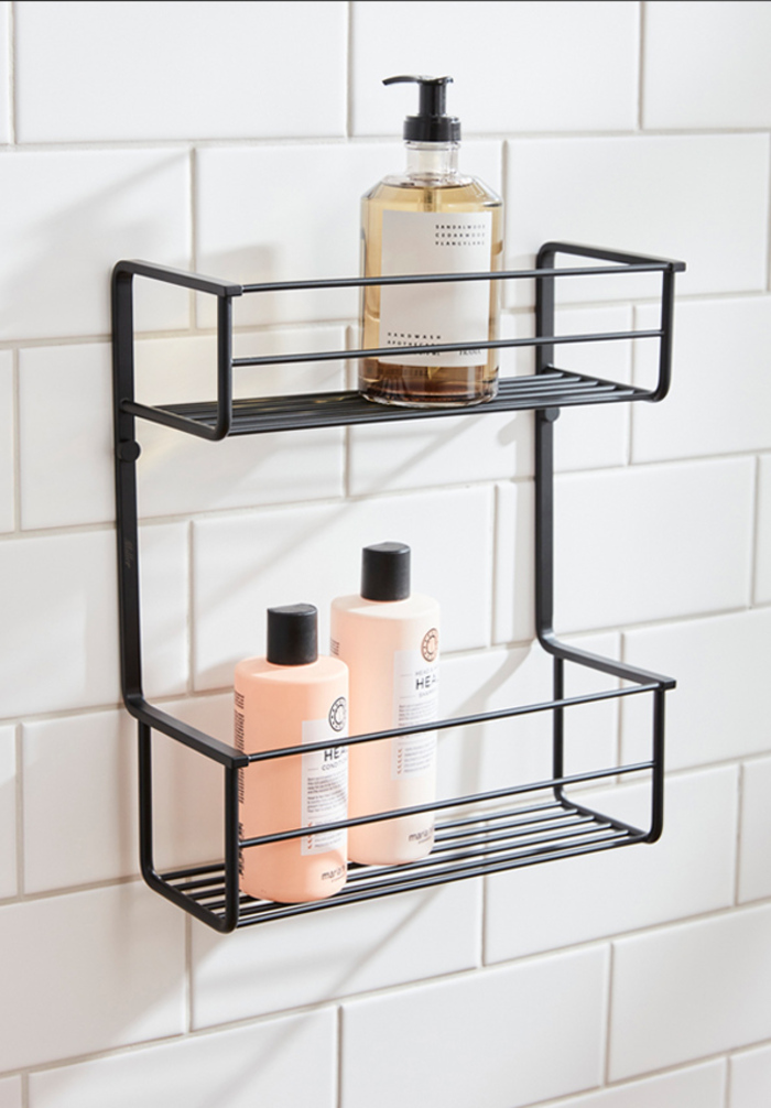 Miller Two Tier Basket – Matt Black