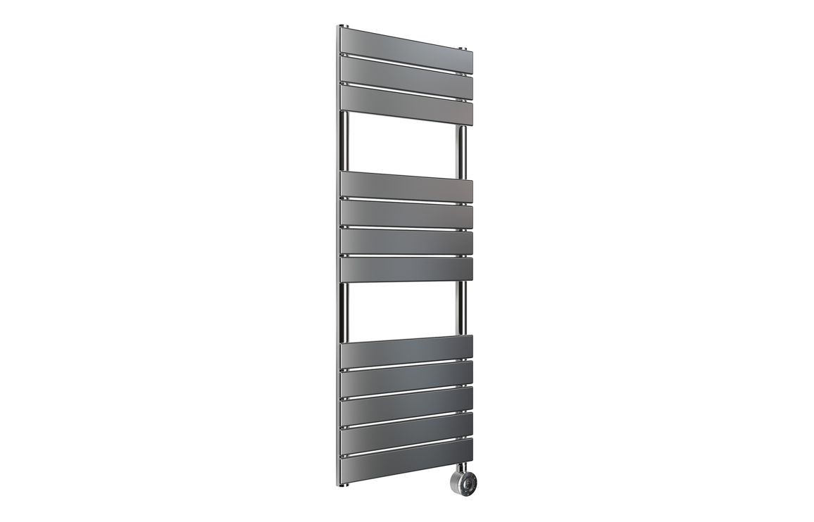 MyBathrooms Novo Electric Square Ladder Radiator 500x1200x50mm – Chrome