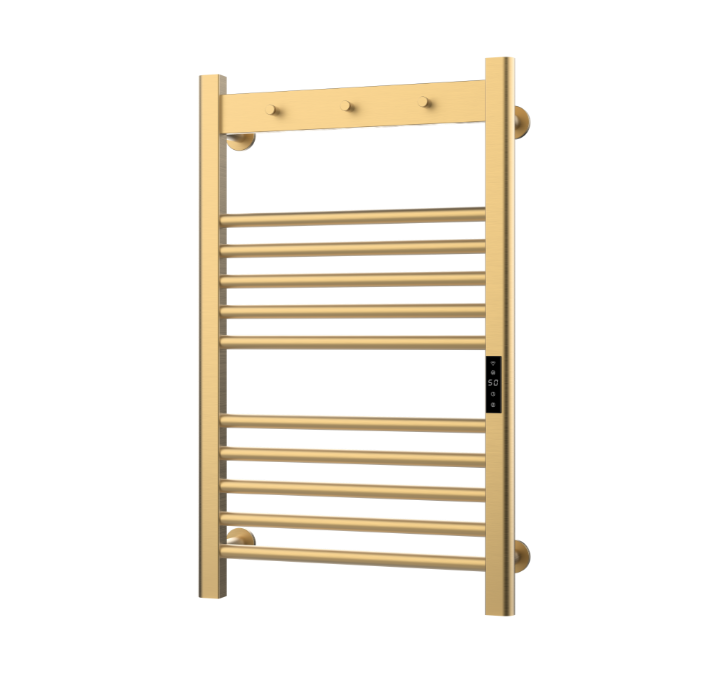 Kartell Designer Toro Smart Dry Electric Towel Rail – Brushed Brass