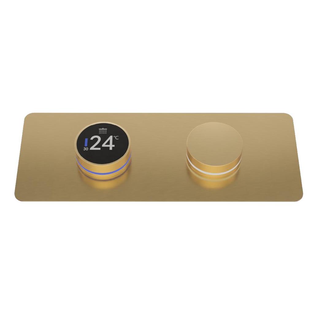 Eastbrook Denali Digital Shower Valve – Brushed Brass