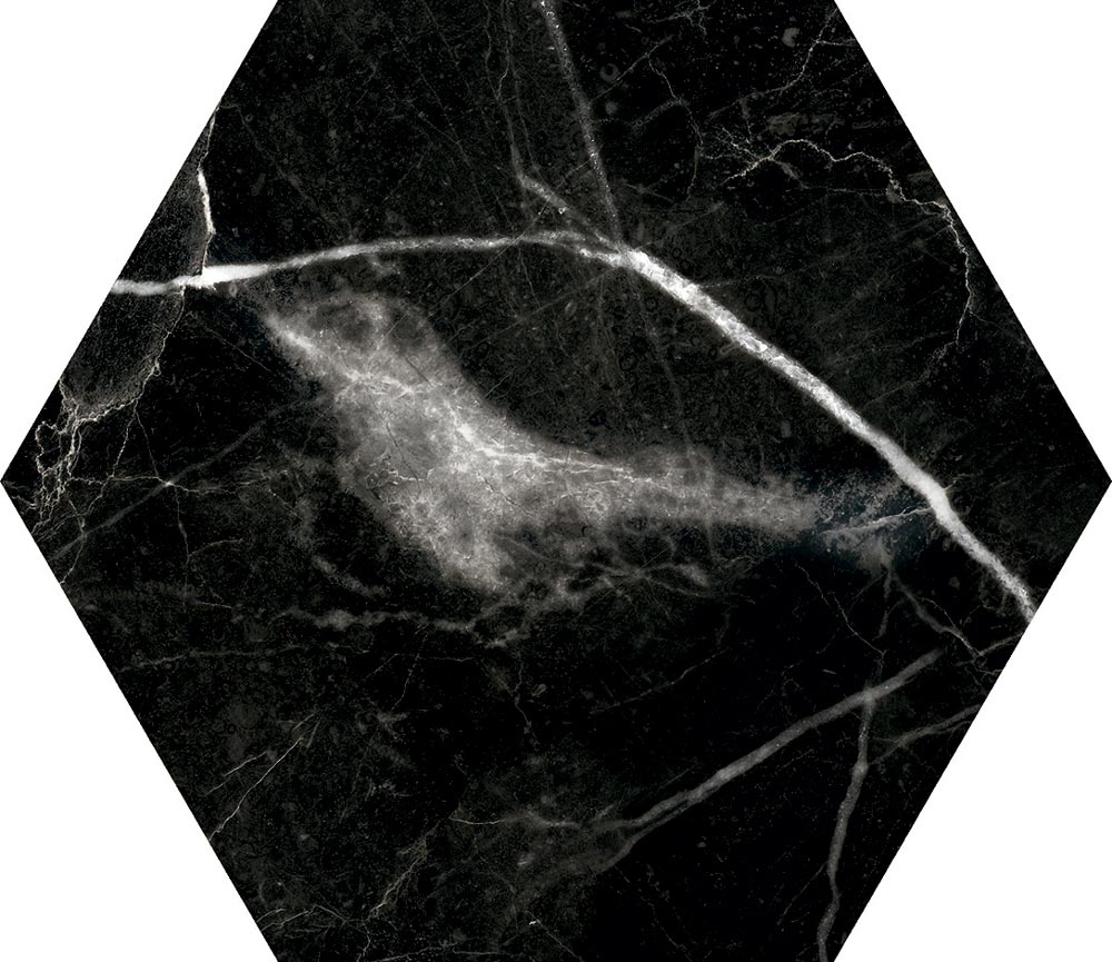 Marmi Hex Nero Matt 150x173mm