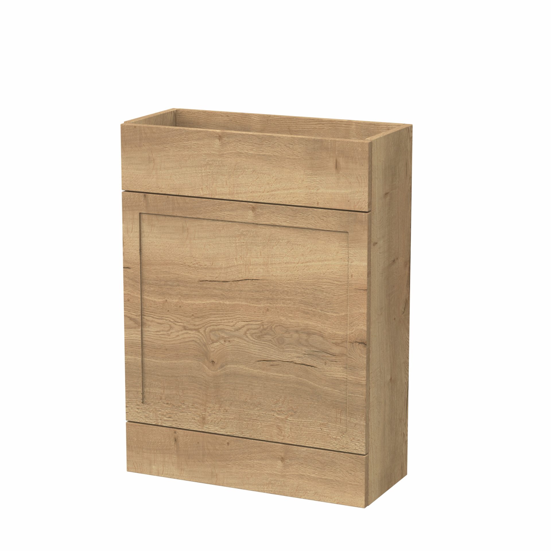 Nuie Lux Fable 600mm Slim Floorstanding WC Unit – Autumn Oak