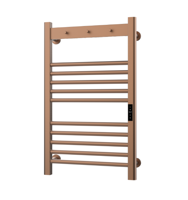 Kartell Designer Toro Smart Dry Electric Towel Rail – Brushed Bronze