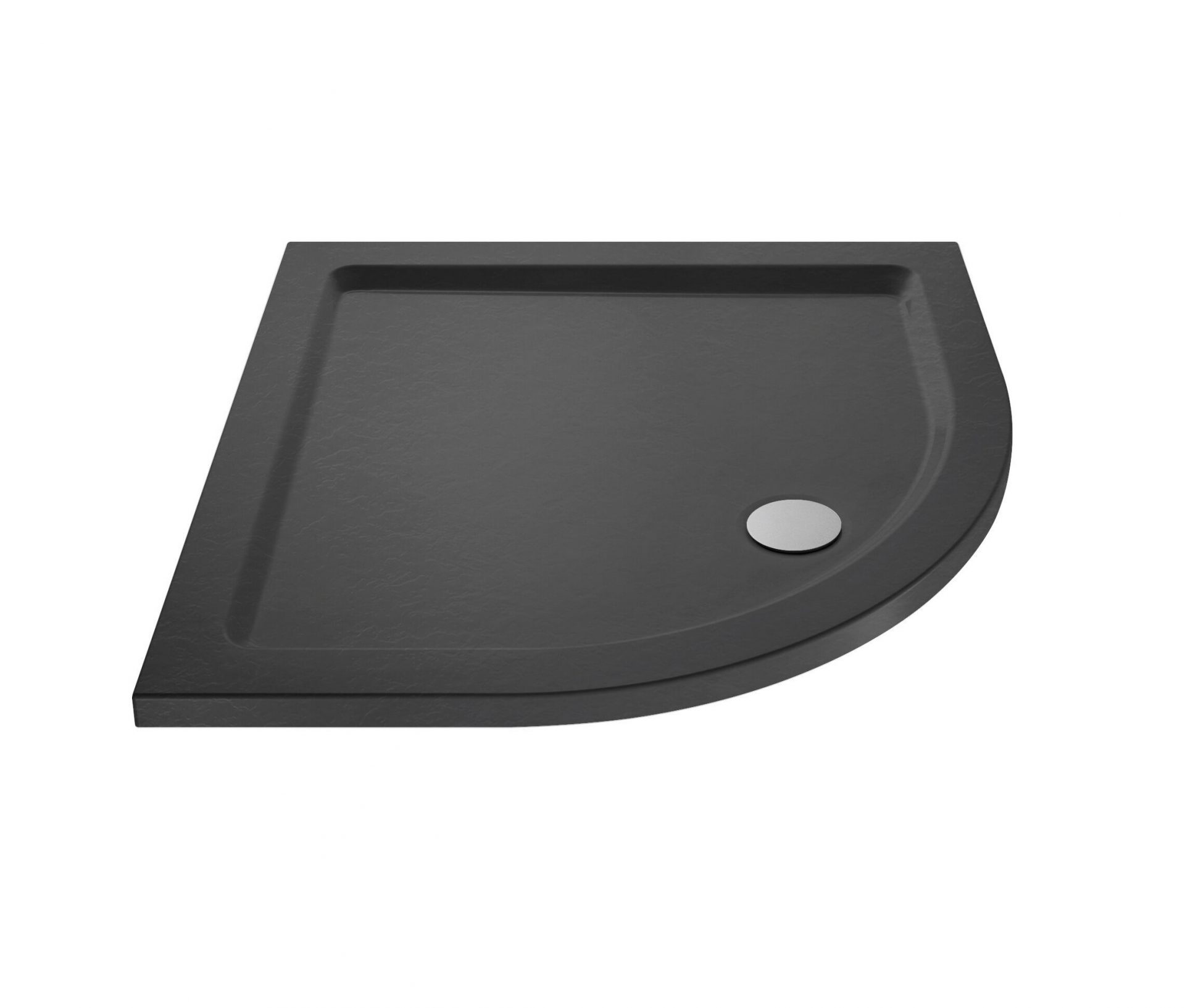 Nuie 40mm Slimline Quadrant Shower Tray – Slate Grey