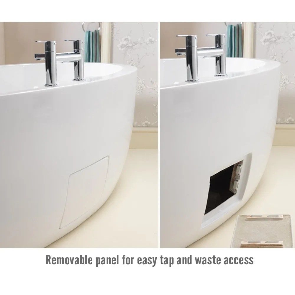 Qualitex Iconic Baths Opal Freestanding Bath 1700x840mm