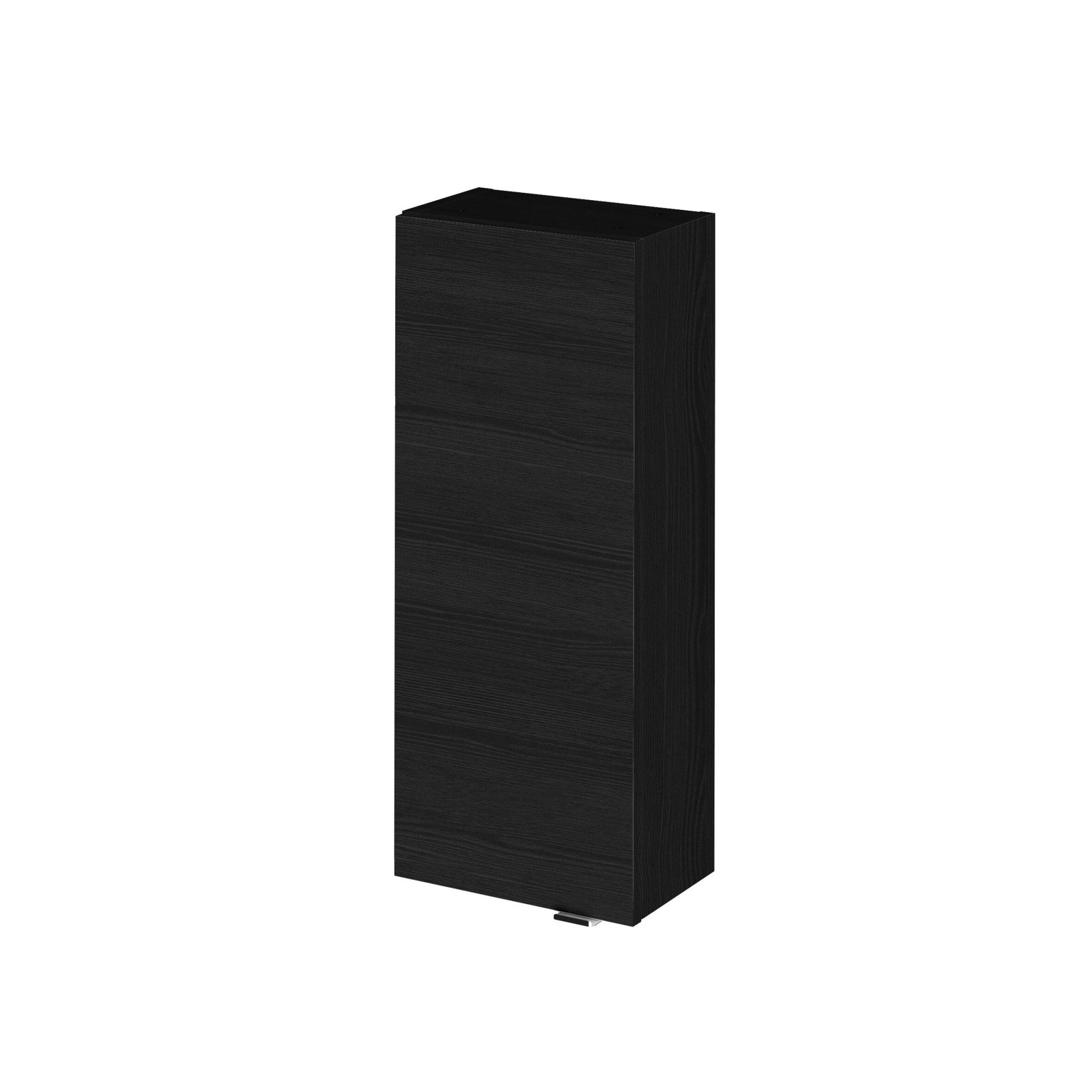 Hudson Reed Fusion Slimline 300mm 1 Door Wall Hung Unit – Charcoal Black