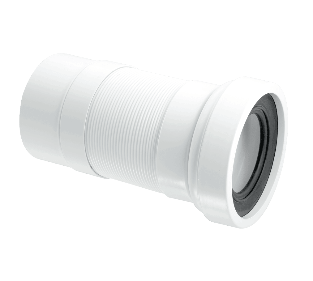 McAlpine Plain End Outlet Straight Flexible WC Connector WC-F23P