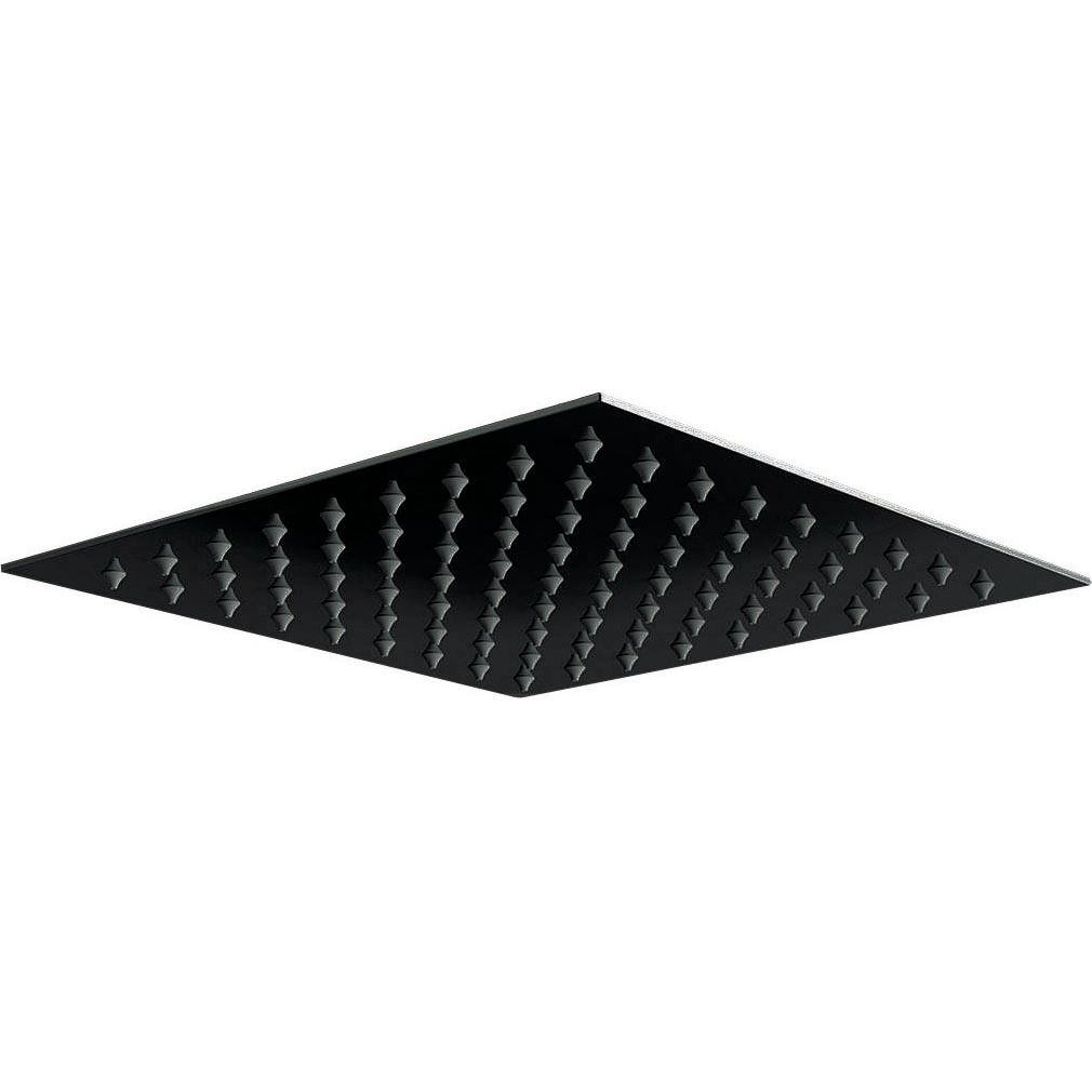 Black 200mm Square Shower Head Get My Taps