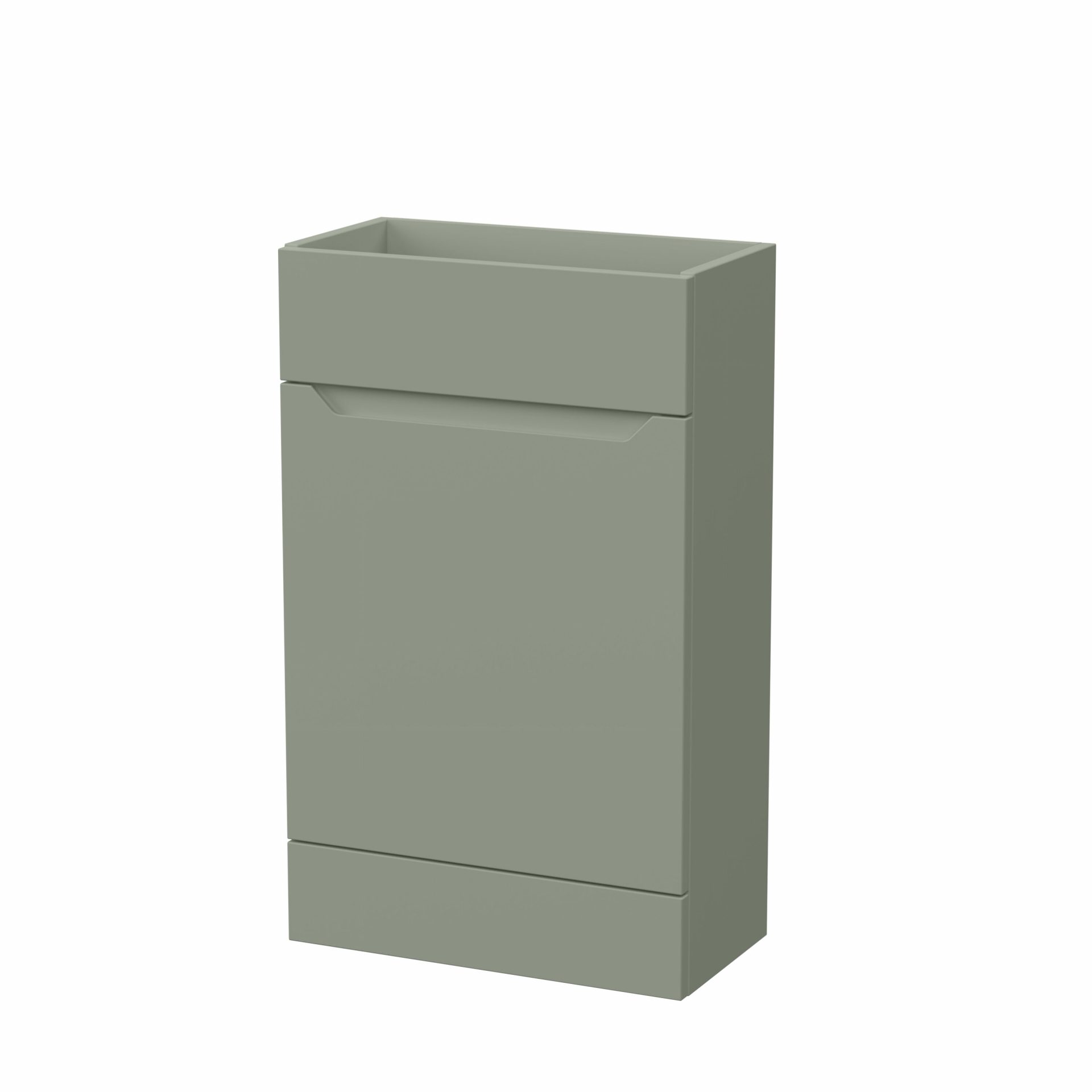 Nuie Lux Loave 500mm Slim Floorstanding WC Unit – Fern Green