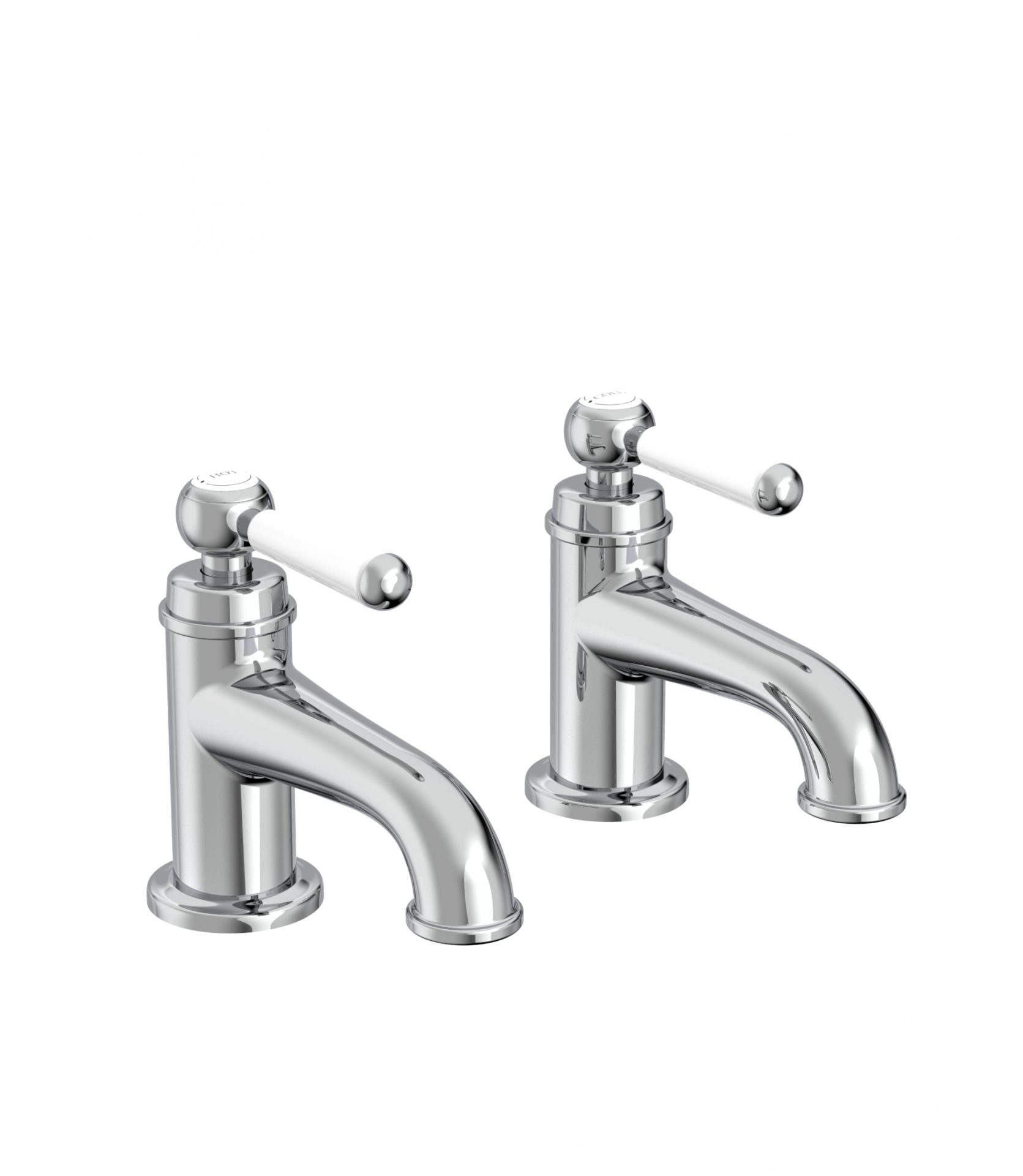 Tavistock Lansdown Basin Taps (Pair) – Chrome