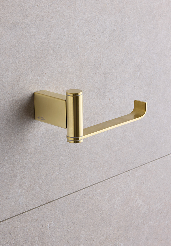 Miller Orlando Swivel Toilet Roll Holder – Brushed Brass