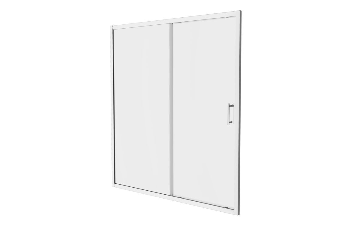 MyBathrooms Optimum Original Sliding Door Shower Enclosure – Chrome