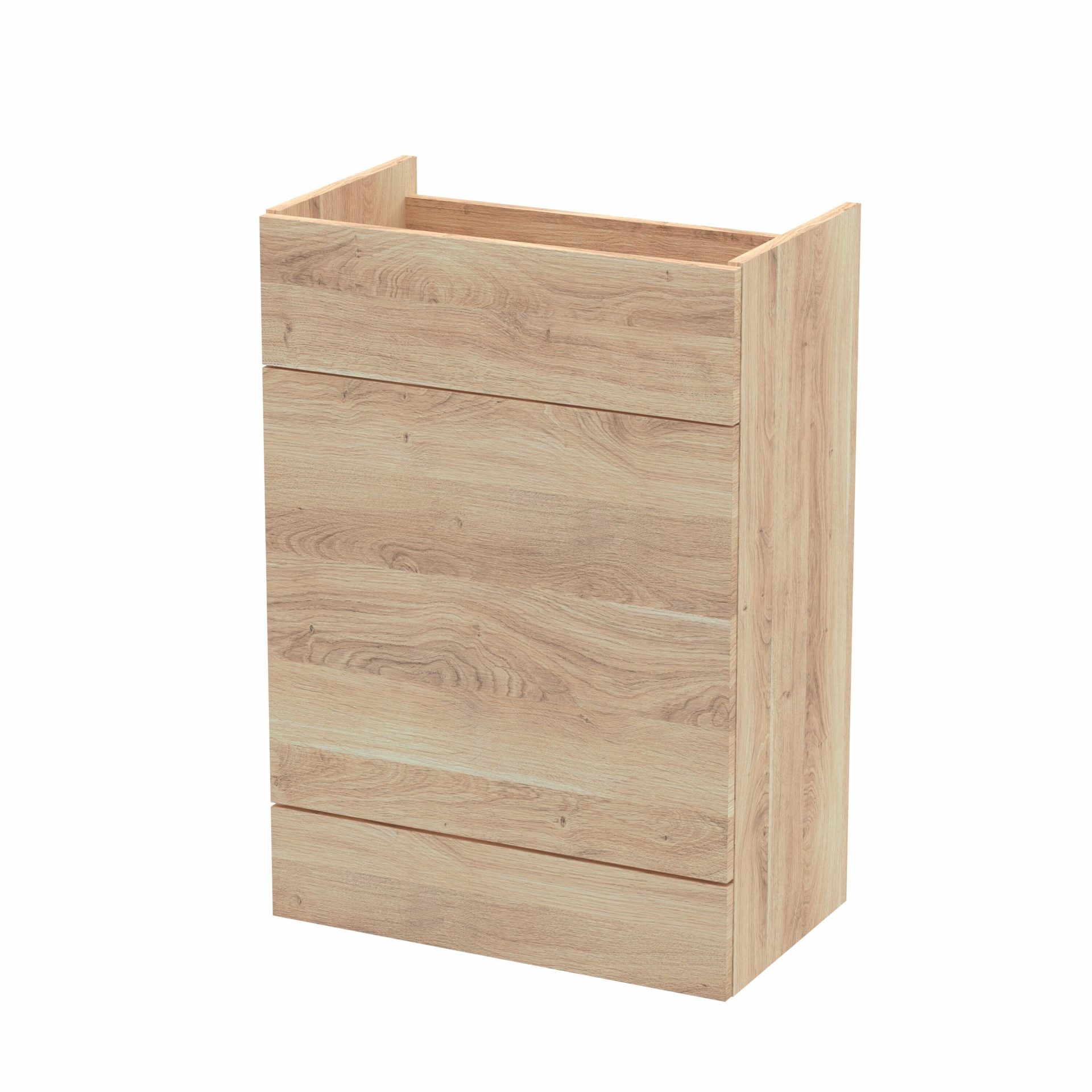 Hudson Reed Fusion Full Depth 600mm Floor Standing WC Unit – Bleached Oak
