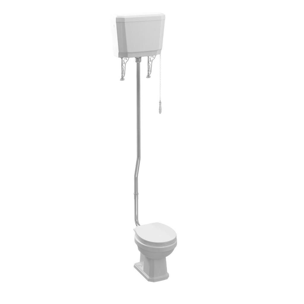 Eastbrook Ashcombe Pan with High Level Cistern & Soft Close Seat