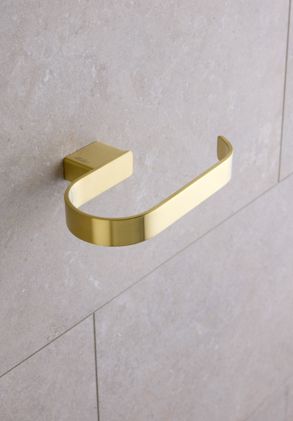 Miller Orlando Toilet Roll Holder – Brushed Brass
