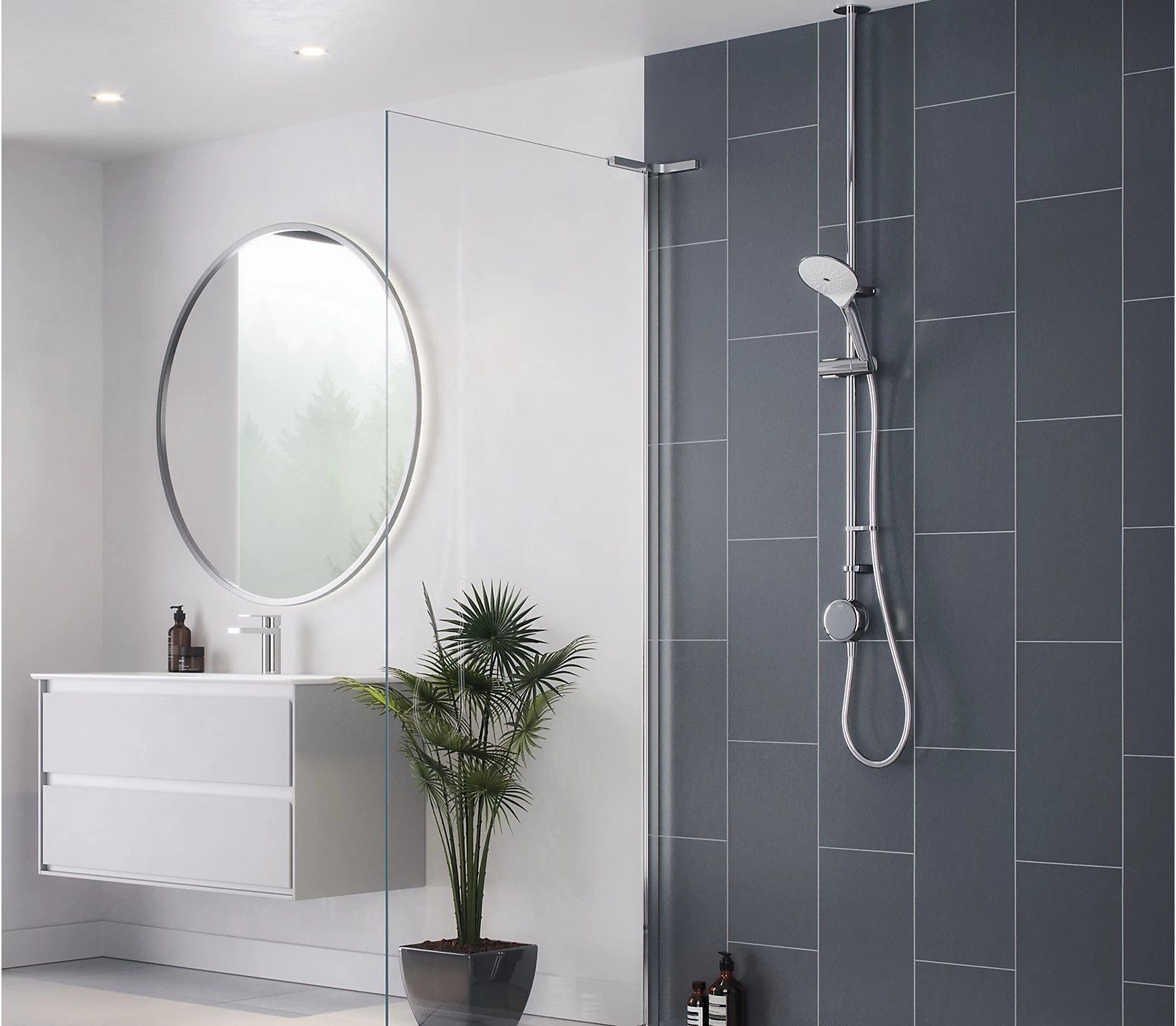 Mira Activate ColdBoost Single Ceiling-Fed High Pressure / Combi Boiler Digital Shower – Chrome