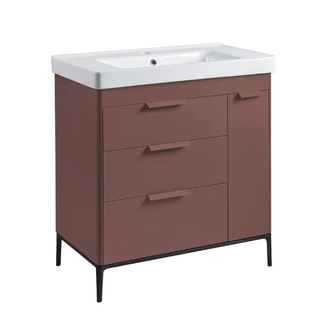 Roper Rhodes Fairmont 800mm Freestanding Vanity Unit & Basin – Terra