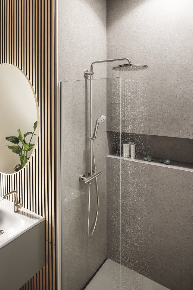Grohe Euphoria System 310 Thermastatic Shower System – SuperSteel
