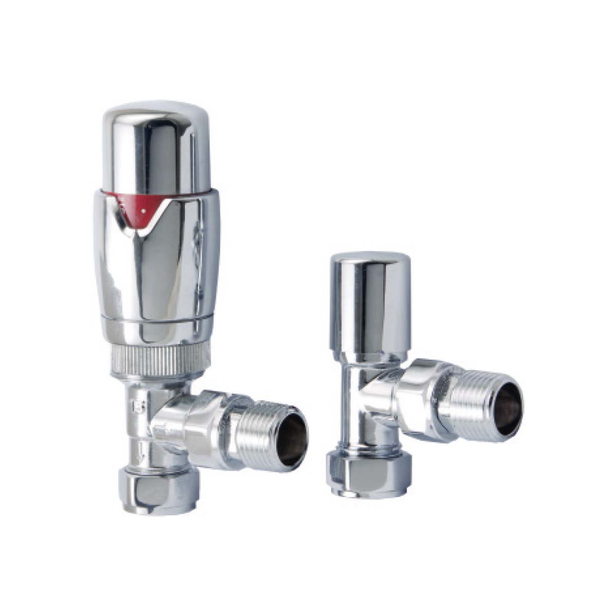 Scudo Designer Angled Valves (Pair) – Chrome