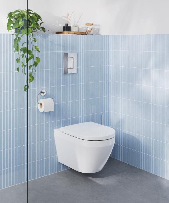 Grohe Euro Ceramic Rimless Wall Hung Pan & Soft Close Seat