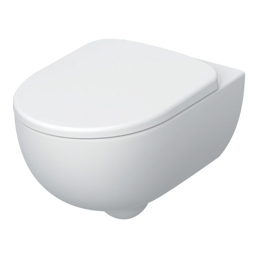 Geberit Selnova Premium Rimless Wall Hung Pan & Soft Close Seat