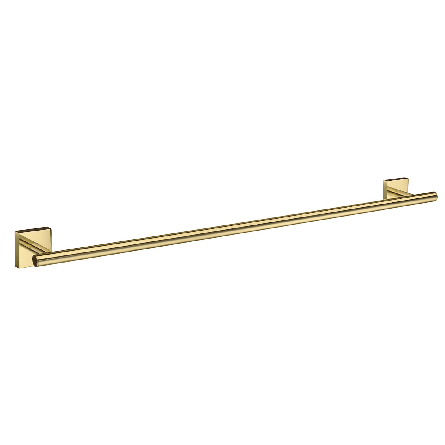 Smedbo House Single Towel Rail – Polished Brass