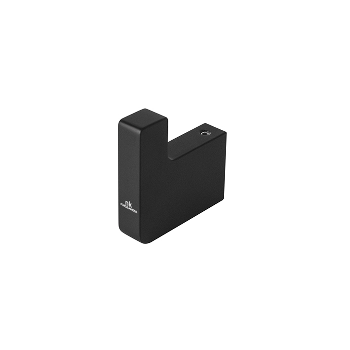 Porcelanosa Noken Urban C Robe Hook – Matt Black